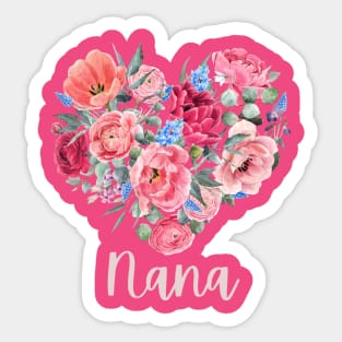 Floral Heart NANA Sticker